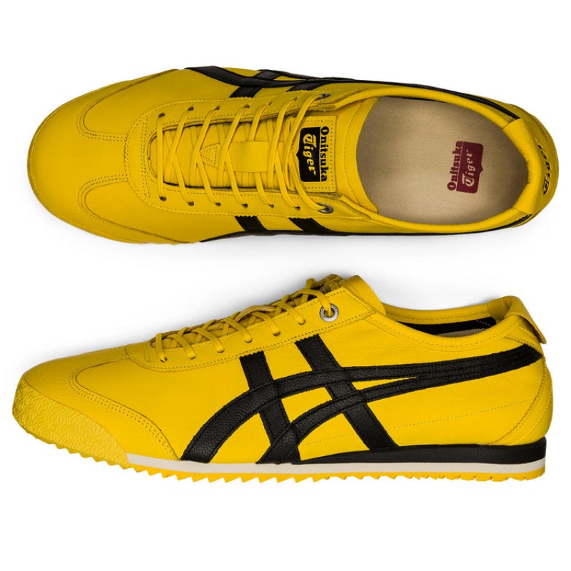 Yellow / Black Women's Onitsuka Tiger Mexico 66 SD Online India | Y6Z-9661