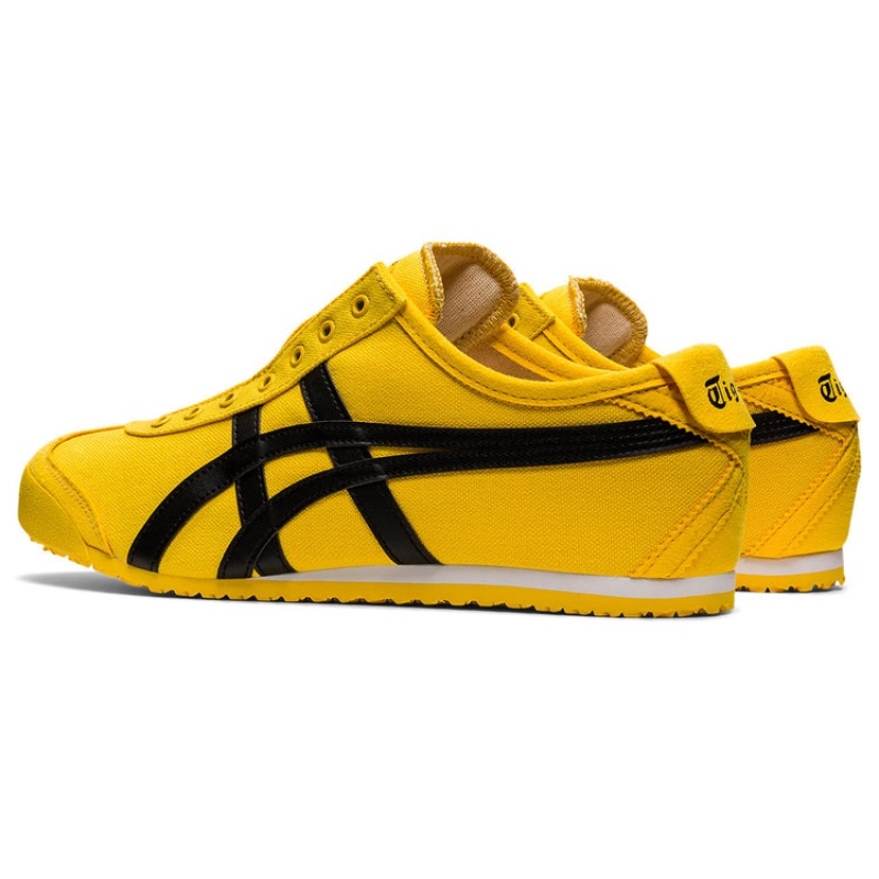 Yellow / Black Women's Onitsuka Tiger Mexico 66 Slip-on Online India | P7A-0323