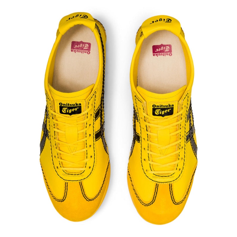 Yellow / Black Women's Onitsuka Tiger Pf Mexico 66 SD Online India | V7Z-7338