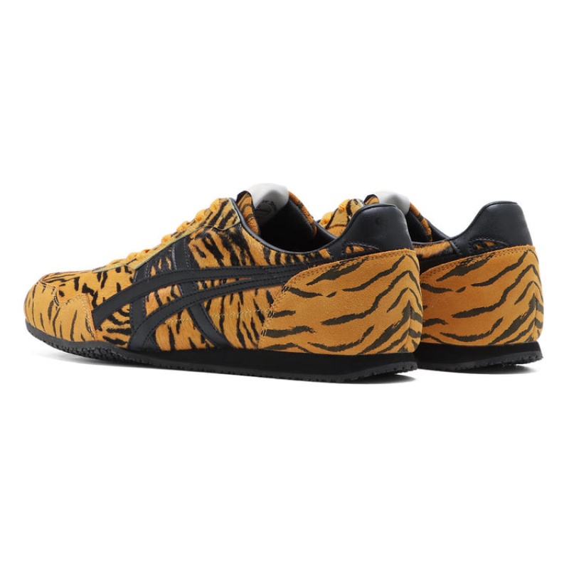 Yellow / Black Women's Onitsuka Tiger Serrano Sneakers Online India | P0N-0776