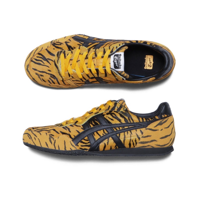 Yellow / Black Women's Onitsuka Tiger Serrano Sneakers Online India | P0N-0776