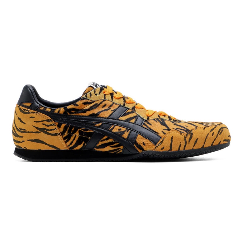 Yellow / Black Women\'s Onitsuka Tiger Serrano Sneakers Online India | P0N-0776