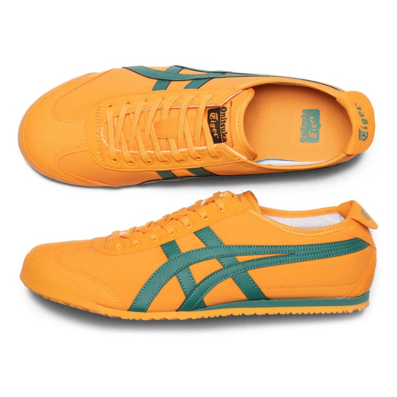 Yellow / Green Women's Onitsuka Tiger Mexico 66 Online India | L9R-1434