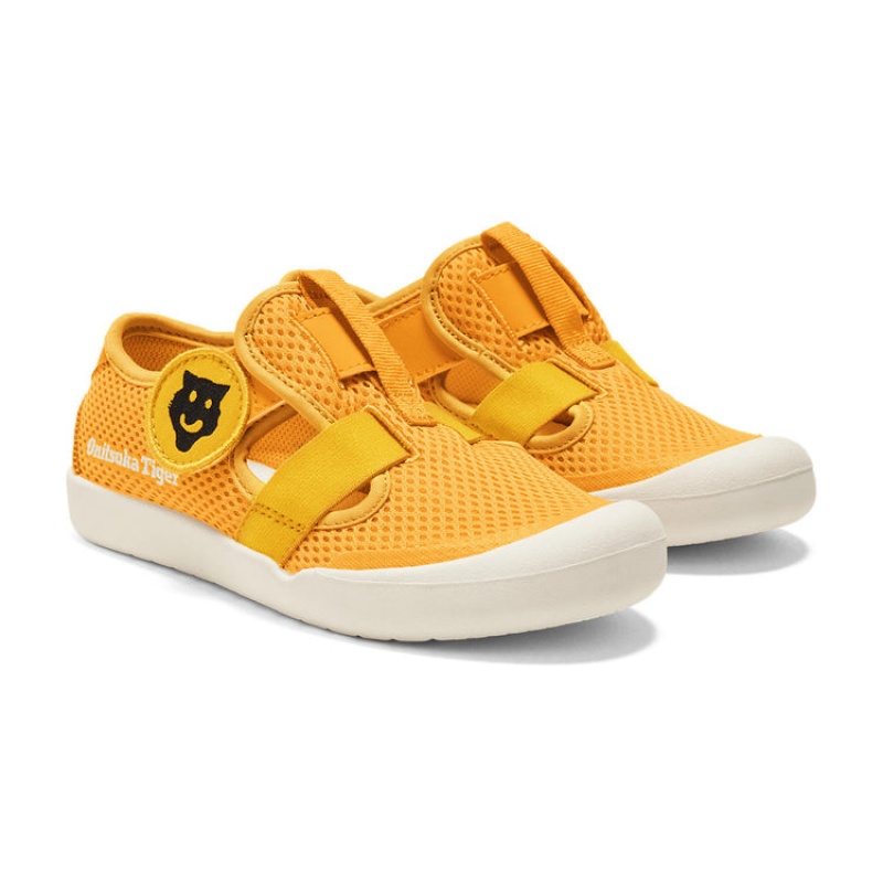 Yellow / Yellow Kids' Onitsuka Tiger Mexico 66 Sandals Online India | Q5D-2108